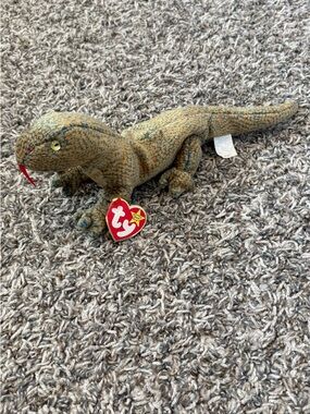 Ty Beanie Bayby Lizard Scaly Stuffed Animal